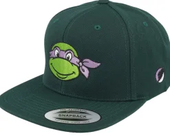 Snapback-TMNT Donatello Face Dark Snapback - Green