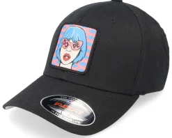 Flexfit-4REAL Dope Pop Art Patch Black Flexfit -