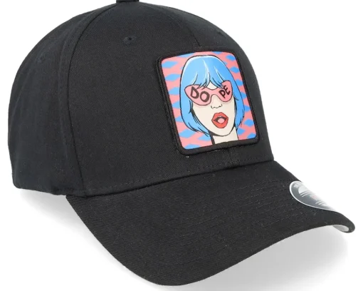 Flexfit-4REAL Dope Pop Art Patch Black Flexfit -