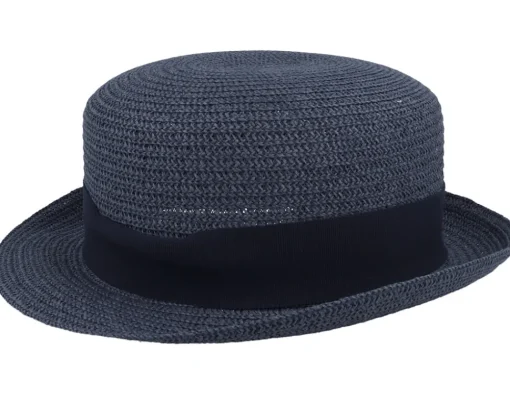Straw Hat-Mayser Dorle Paperbr Blue Straw Hat -