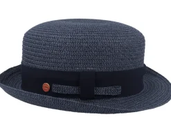 Straw Hat-Mayser Dorle Paperbr Blue Straw Hat -