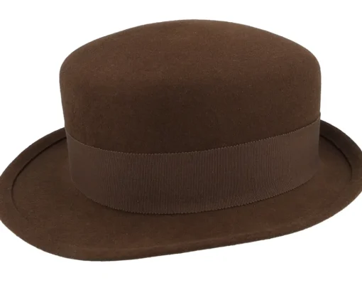 Bowler Hats-Mayser Dorle Wool Soft Chestnut Bowler - Brown