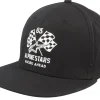 Fitted-Alpinestars Double Check Flatbill Hat Black/White Fitted -