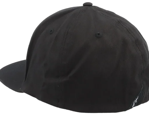 Fitted-Alpinestars Double Check Flatbill Hat Black/White Fitted -