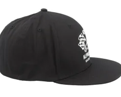 Fitted-Alpinestars Double Check Flatbill Hat Black/White Fitted -