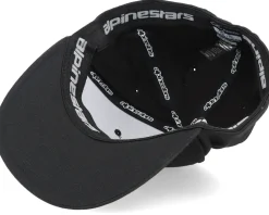 Fitted-Alpinestars Double Check Flatbill Hat Black/White Fitted -