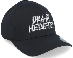 Hot Kränkt! Dra Åt Helvete Patch Flexfit Wooly Combed - Black