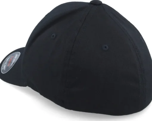 Hot Kränkt! Dra Åt Helvete Patch Flexfit Wooly Combed - Black