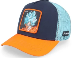 Trucker-Capslab Dragon Ball Goku Black/Orange Trucker - Blue