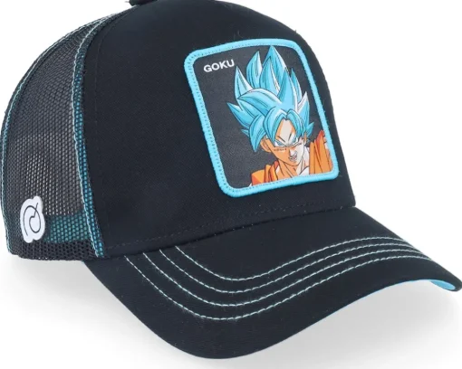 Trucker-Capslab Dragon Ball Goku Black/Orange Trucker - Blue