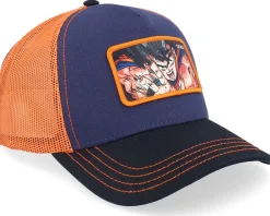 Trucker-Capslab Dragon Ball Goku Orange/Blue/Black A-Frame Trucker -