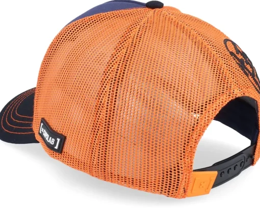 Trucker-Capslab Dragon Ball Goku Orange/Blue/Black A-Frame Trucker -