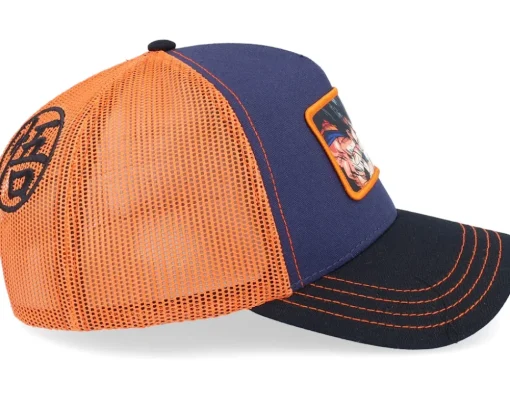 Trucker-Capslab Dragon Ball Goku Orange/Blue/Black A-Frame Trucker -