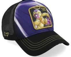 Trucker-Capslab Dragon Ball Golden Frieza Purple/Black A-Frame Trucker -