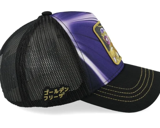 Trucker-Capslab Dragon Ball Golden Frieza Purple/Black A-Frame Trucker -