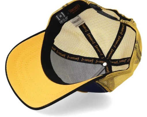 Kids-Capslab Dragon Ball Majin Vegeta Navy/Black/Yellow Trucker - Blue