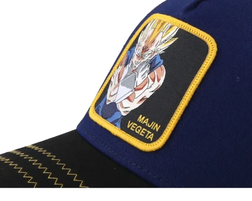 Kids-Capslab Dragon Ball Majin Vegeta Navy/Black/Yellow Trucker - Blue