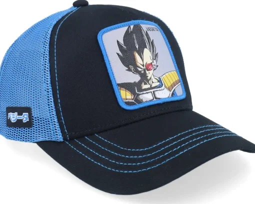 Kids-Capslab Dragon Ball Majin Vegeta Navy/Black/Yellow Trucker - Blue