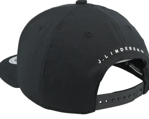 Snapback-J.Lindeberg Drive Cap Black Snapback -