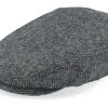 Hot Stetson Driver Wool Anthra Shades Diagonal Flat Cap -
