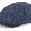 Best Stetson Duck Cap Wool Blue Flat Cap -