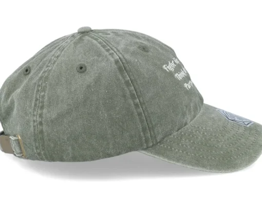 Dad Cap-Critiql Hit Dungeon Lessons Vintage Washed Olive Dad Cap -