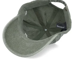 Dad Cap-Critiql Hit Dungeon Lessons Vintage Washed Olive Dad Cap -