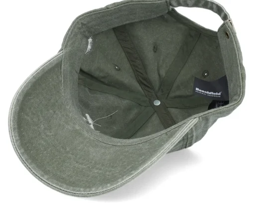 Dad Cap-Critiql Hit Dungeon Lessons Vintage Washed Olive Dad Cap -