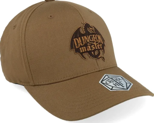 Flexfit-Critiql Hit Dungeon Master Dragon Silhouette Wooly Combed Coyote Flexfit - Brown