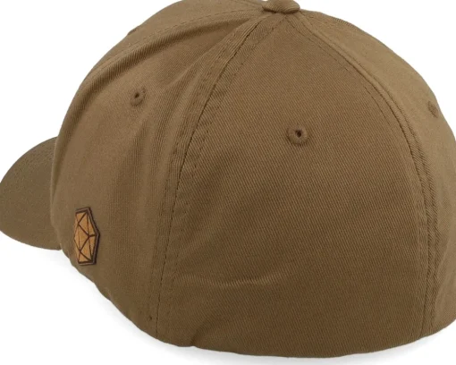 Flexfit-Critiql Hit Dungeon Master Dragon Silhouette Wooly Combed Coyote Flexfit - Brown