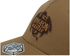 Flexfit-Critiql Hit Dungeon Master Dragon Silhouette Wooly Combed Coyote Flexfit - Brown