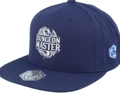 Snapback-Critiql Hit Dungeon Master Logo Dragon Classic Navy Snapback -