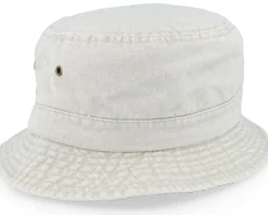 Best MJM Hats Dyed Cotton Twill Natural Bucket - Beige