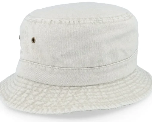 Best MJM Hats Dyed Cotton Twill Natural Bucket - Beige