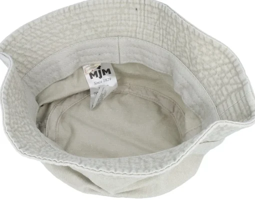 Best MJM Hats Dyed Cotton Twill Natural Bucket - Beige