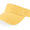 Visor-MJM Hats Dyed Cotton Twill Visor - Yellow