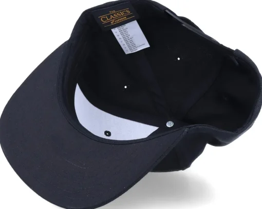 Snapback-Iconic E Letter 3D Black Snapback -