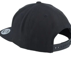 Best Iconic Eagle Black Metallic Patch Black Snapback -