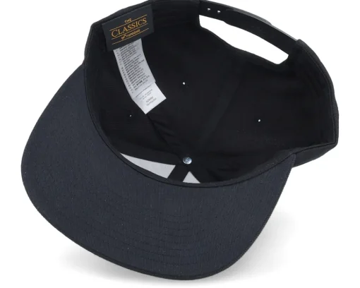 Best Iconic Eagle Black Metallic Patch Black Snapback -