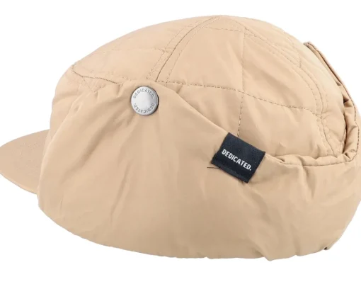 Online Dedicated Earflap Cap Jokkmokk Tiger Brown-one Size - Beige
