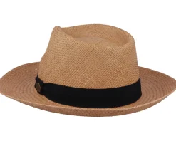 Straw Hat-MJM Hats Earnest Panama Biscotto Straw Hat -