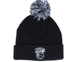 Hot HUF Eastern Beanie Black Pom -
