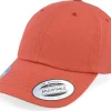 Dad Cap-Yupoong Ecowash Rose Red Dad Cap -