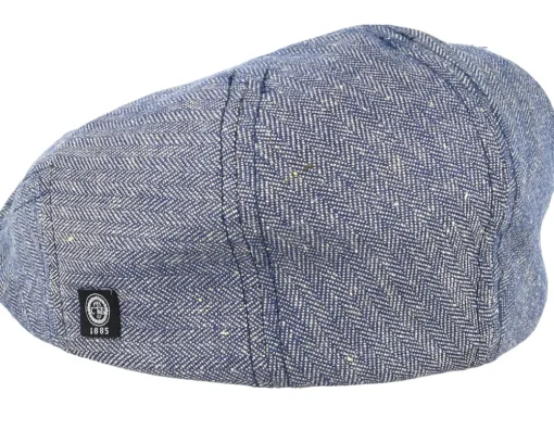 Flat Caps-CTH Ericson Edward Sr. Belo Blue Flat Cap -