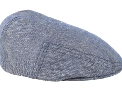 Flat Caps-CTH Ericson Edward Sr. Belo Blue Flat Cap -