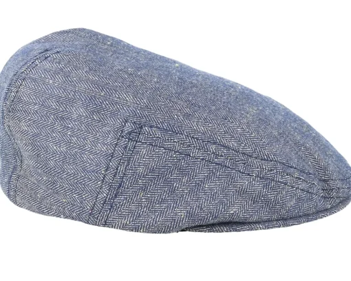 Flat Caps-CTH Ericson Edward Sr. Belo Blue Flat Cap -