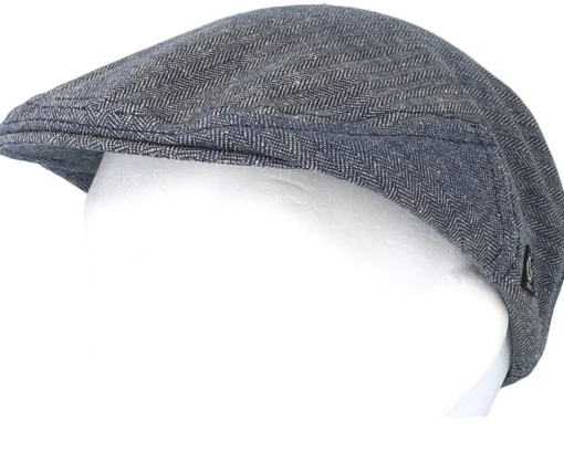Flat Caps-CTH Ericson Edward Sr. Belo Blue Flat Cap -
