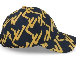 Outlet J.Lindeberg Elijah Geo Print Cap Jl Navy Dad Cap -