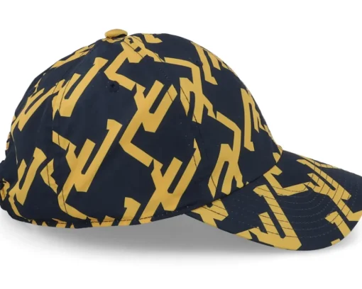 Outlet J.Lindeberg Elijah Geo Print Cap Jl Navy Dad Cap -