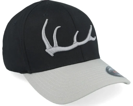 Flexfit-Hunter Elk Antler 3d Black/Silver Flexfit -